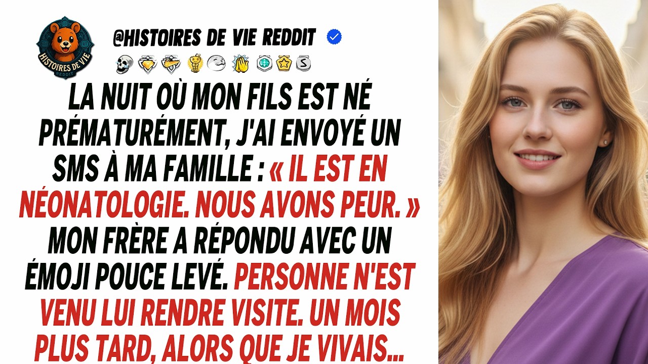La nuit où mon fils est né prématuré, j'ai écrit à ma famille : « On a peur. » Mais...