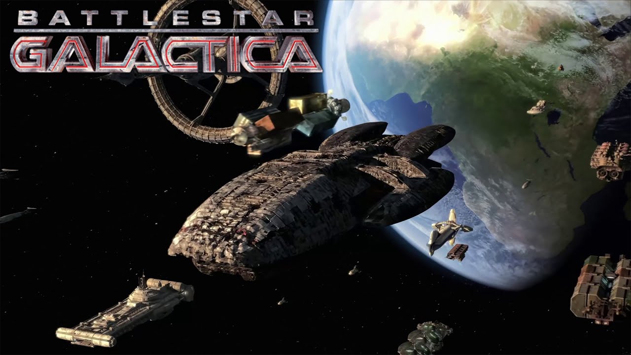 Galactica's Final Flight ~ Battlestar Galactica Ending Scene 4K