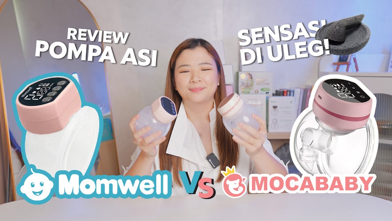 POMPA ASI TERMURAH, RASANYA KAYAK DIULEK!? | REVIEW POMPA ASI HANDSFREE MOMWELL VS MOCABABY