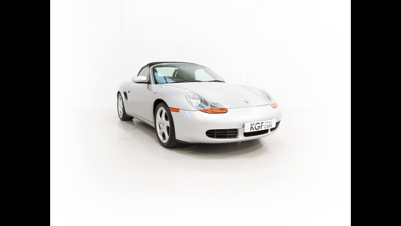 A 986 Porsche Boxster S 3.2 Manual with 20 Porsche Service Stamps and 34,633 Miles - SOLD!