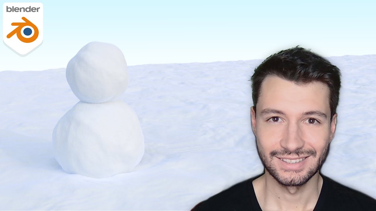 Neige réaliste procédurale avec Blender ?  [TUTO FR]