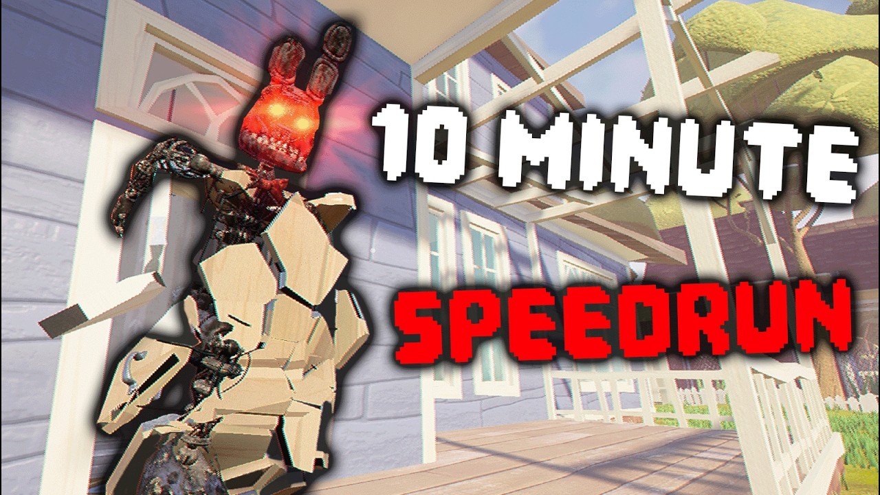 HELLO NEIGHBOR IGNITED BONNIE MOD SPEEDRUN (10 Minutes)