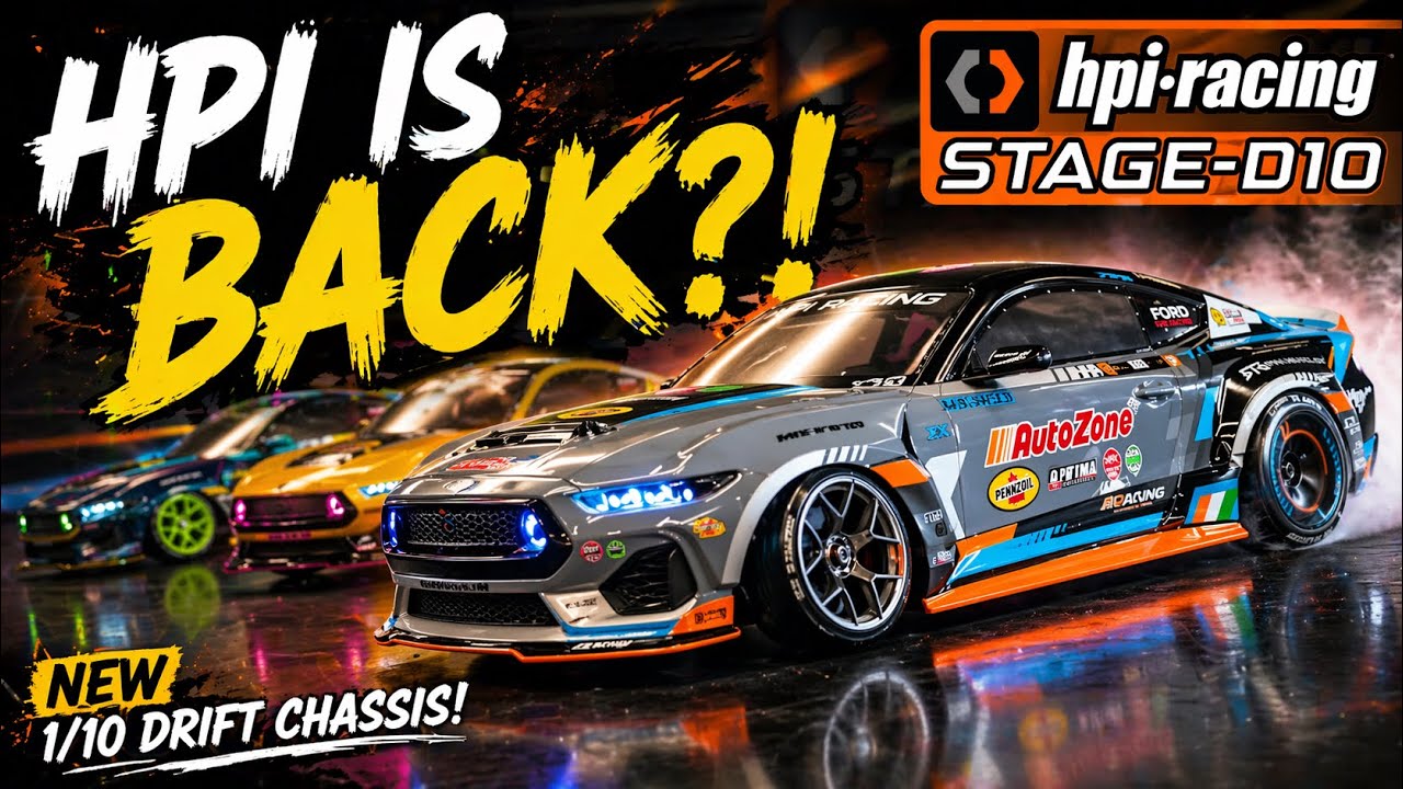 Обзор нового шасси HPI Stage D10 RC DRIFT!