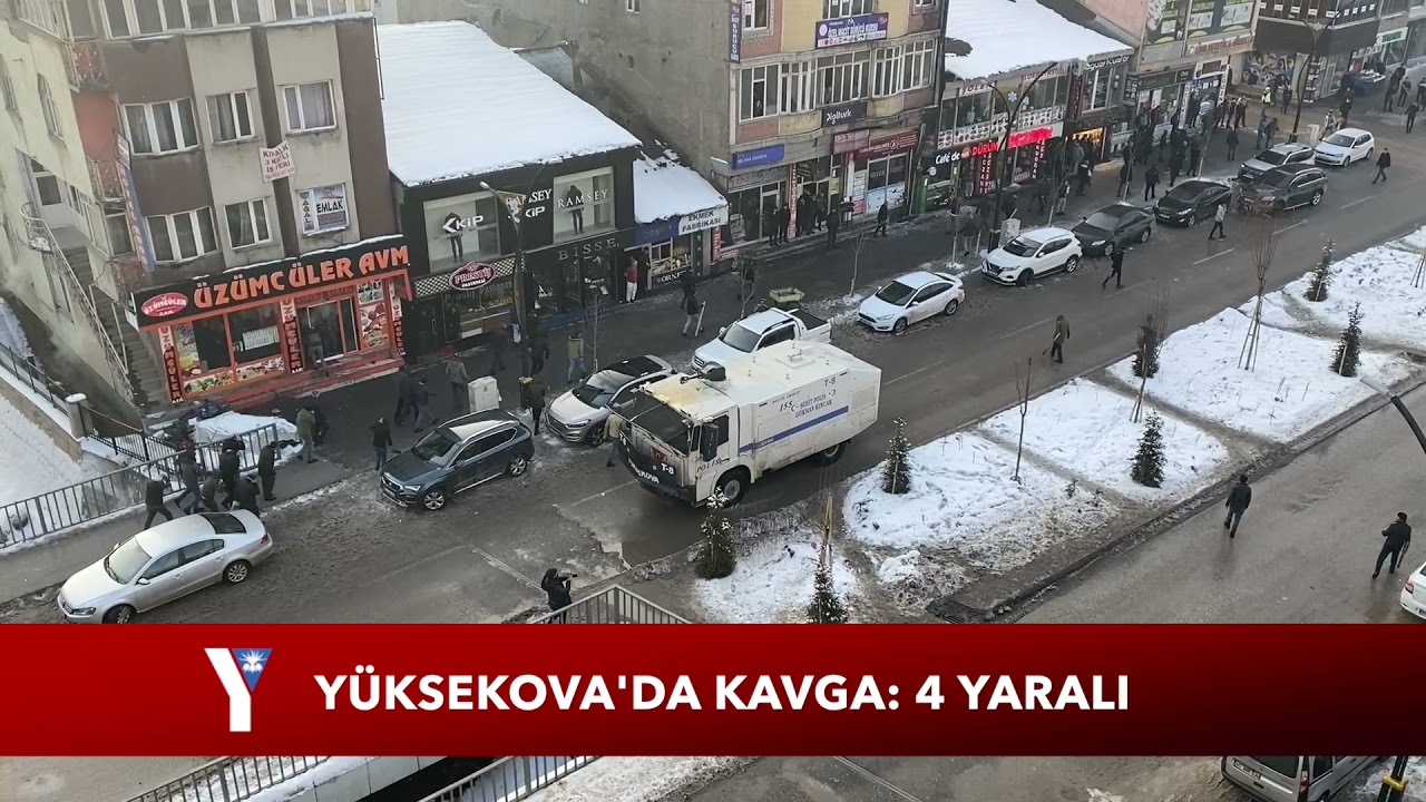 Yüksekova'da kavga: 4 kişi yaralandı