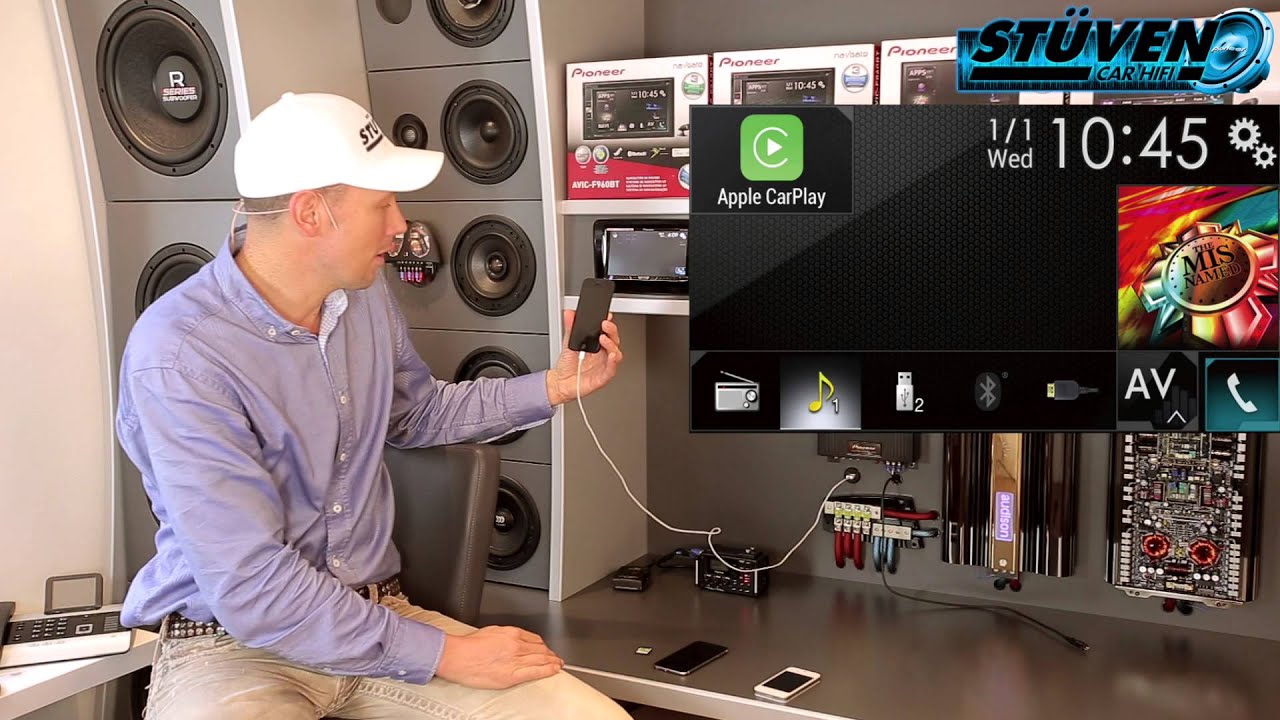 Apple CarPlay deutsch  Pioneer SPH-DA120 AVIC-F60DAB AVH-X8600BT Update Download Tutorial Einbau