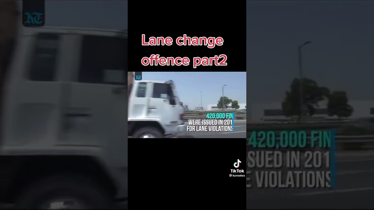 Lane change offence fine in dubai