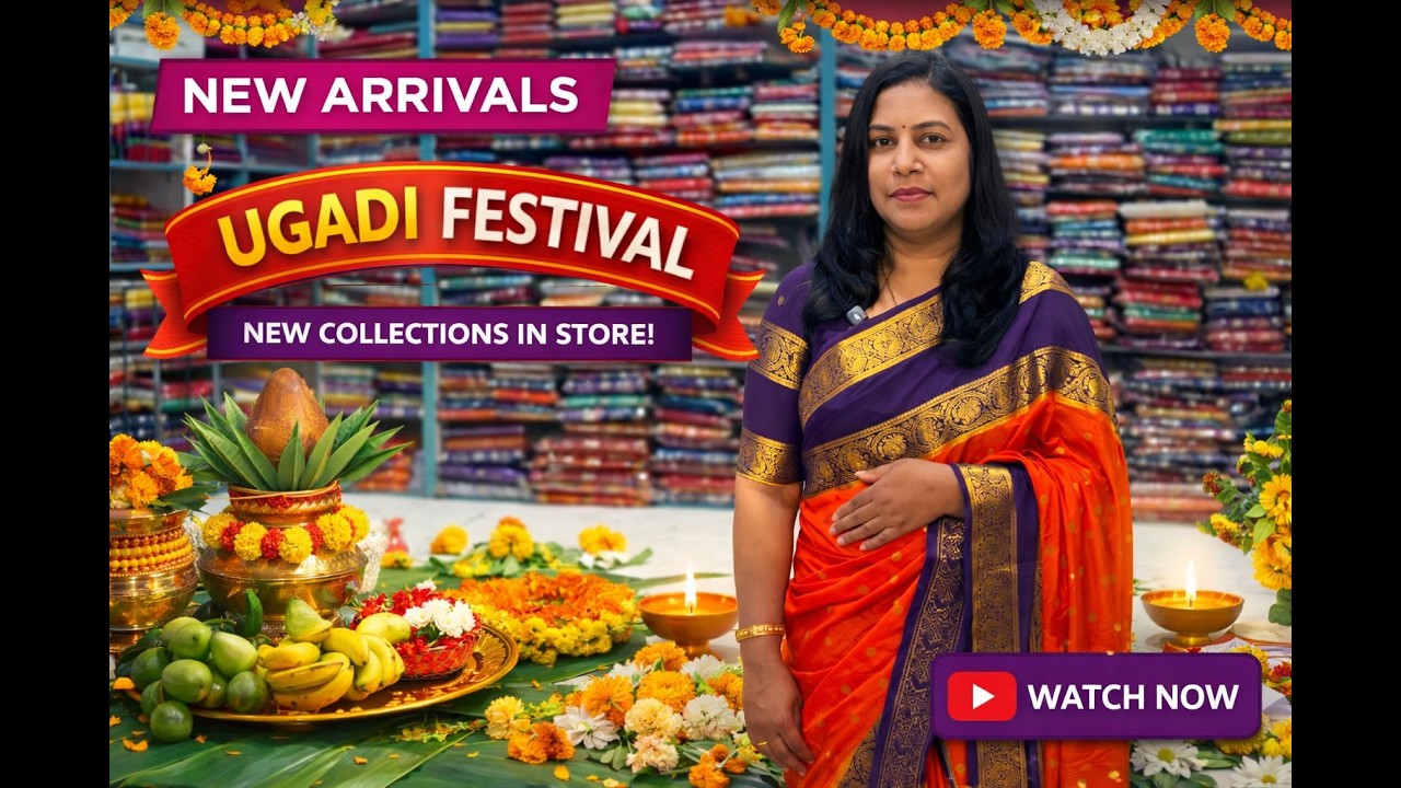 Ugadi Festival Special Saree Collection 2026 | New Arrivals at Samiksha Fashions