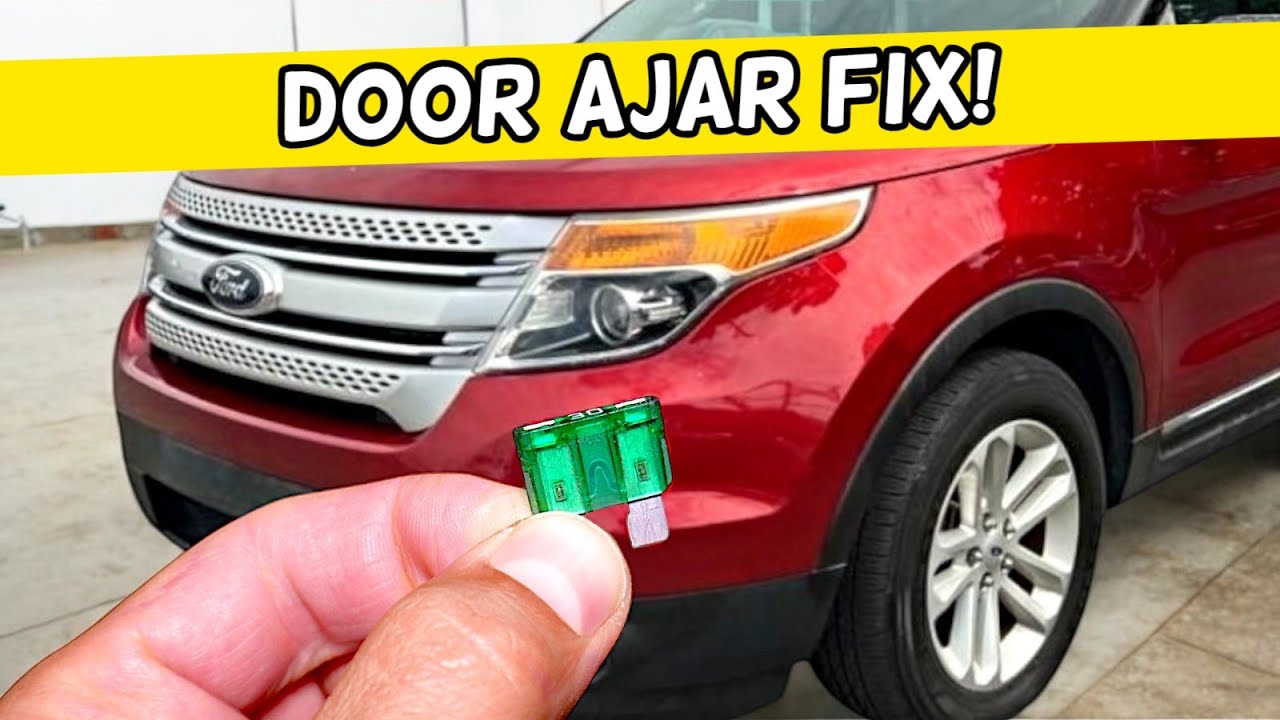 Why Door Ajar Open Warning When Door Closed Ford Explorer 2011 2012 2013 2014 2015