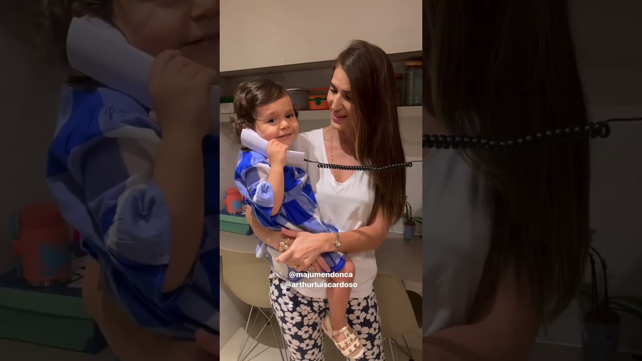 Eu amo o bom humor da Lulu, mesmo em situações inusitadas, como neste vídeo da uvinha.