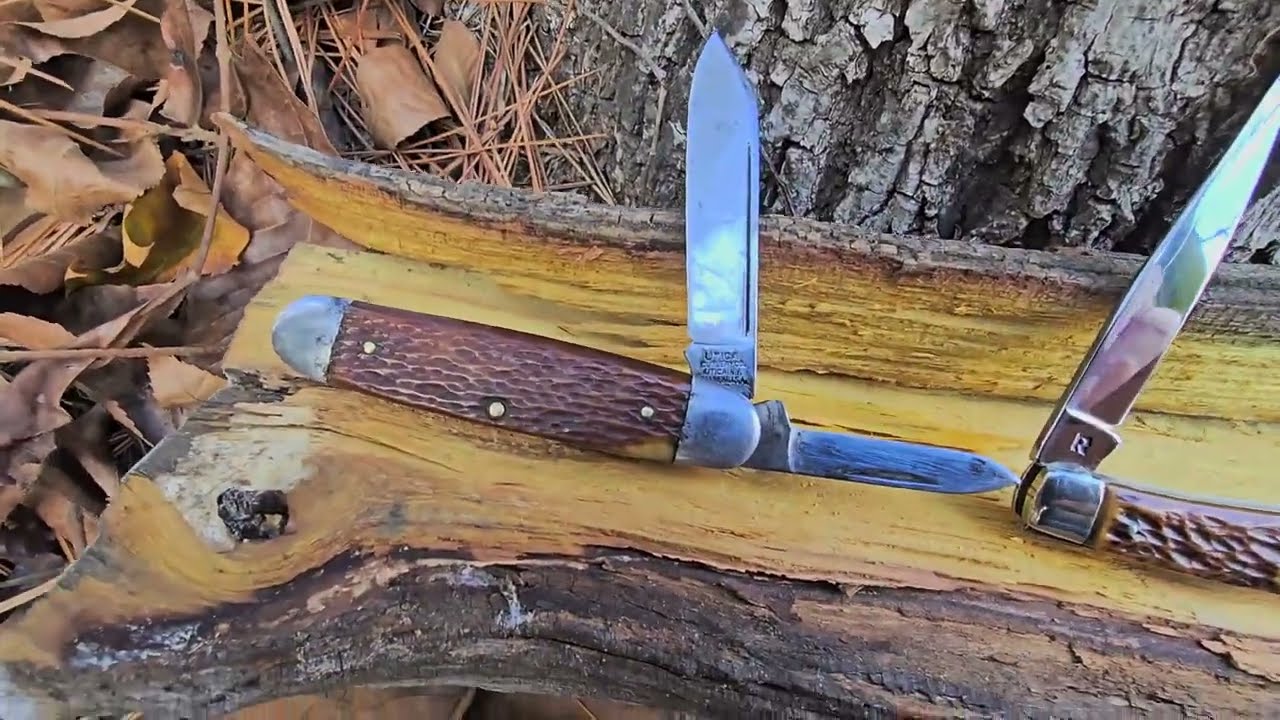 Примеры складных ножей Utica Cutlery USA Rogers Bone из коллекции Kutmaster #azwhutumtombout
