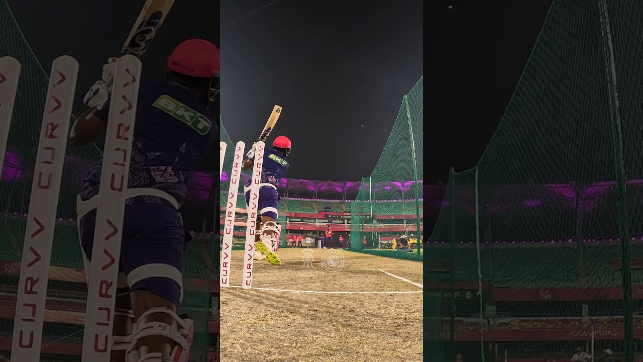 Sanju Samson ASMR 🏏💥How good is the sound off his bat?! 🔊