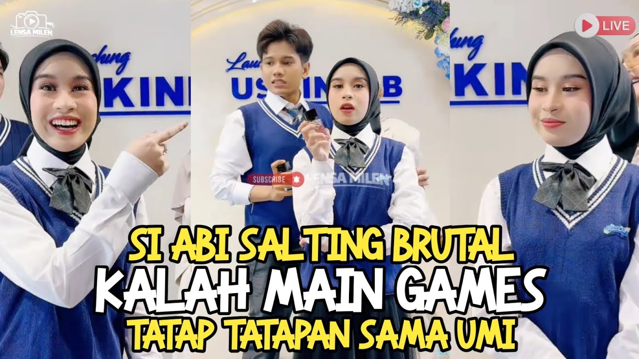 MOMENT SALTING BRUTAL VALEN ❗ KALAH MAI GAMES TATAP TATAPAN | Lensa Milen