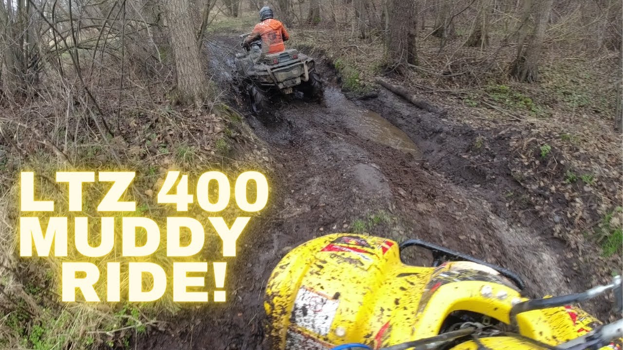 LTZ 400 HARD TERRAIN AND DRIFTING! | PRZEPRAWA NA OŚCE 2 #ltz400  #cfmoto #canam