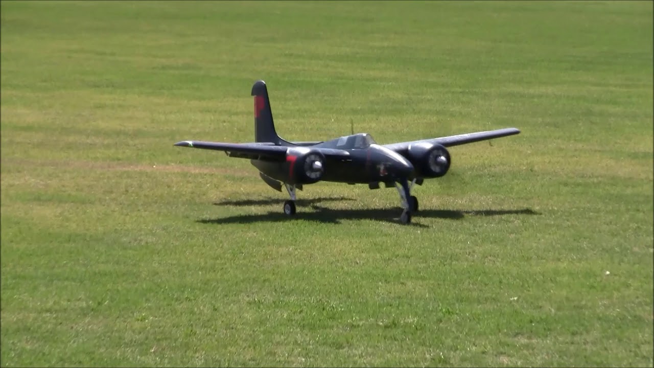 FMS 1700mm F7F Tigercat - LUDICROUS SPEED MOD with RICH BAKER! SEFF 2018