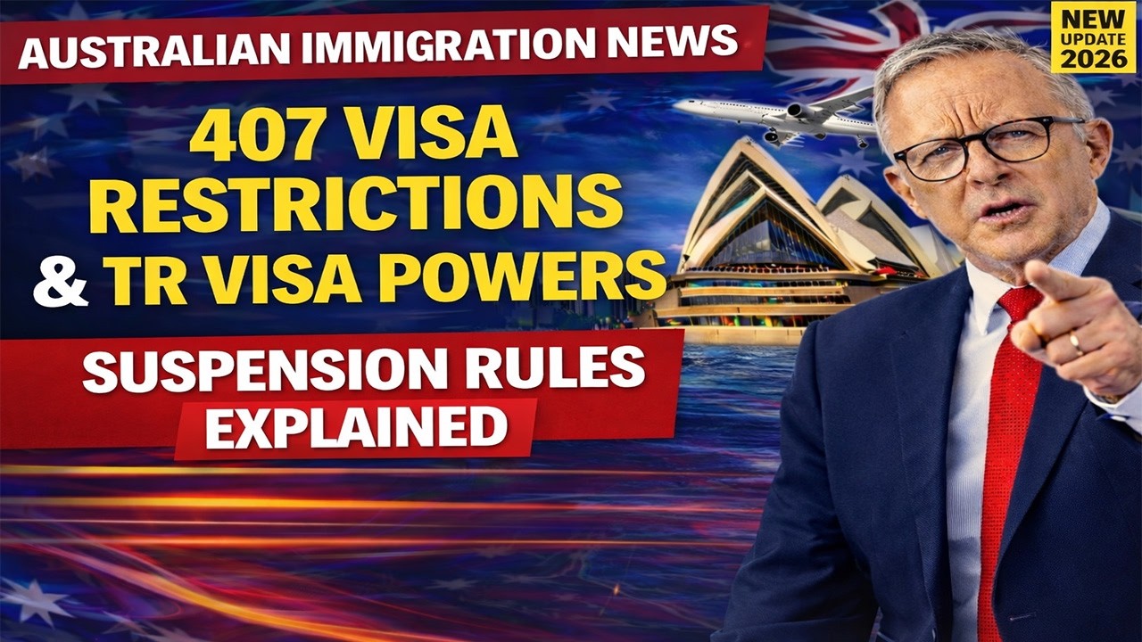 🚨 Ужесточение визовых правил в Австралии в 2026 году | Ужесточение правил для виз категории 407 и...