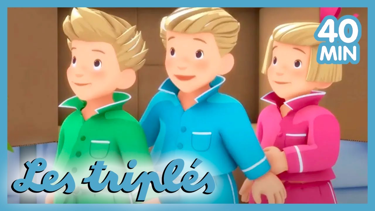 💙 Nouvelle compilation 2025 HD 💙  Les Triplés Officiel｜Dessin Animé pour enfant