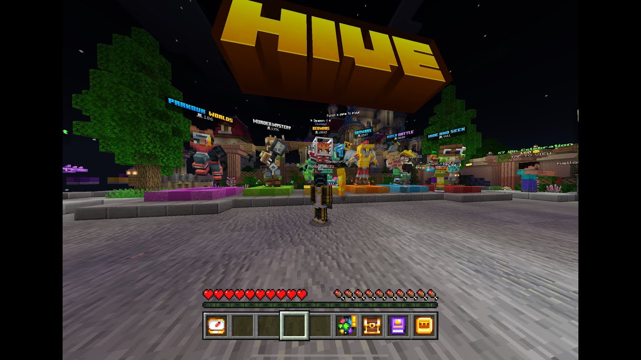 First time playing HIVE bedwars