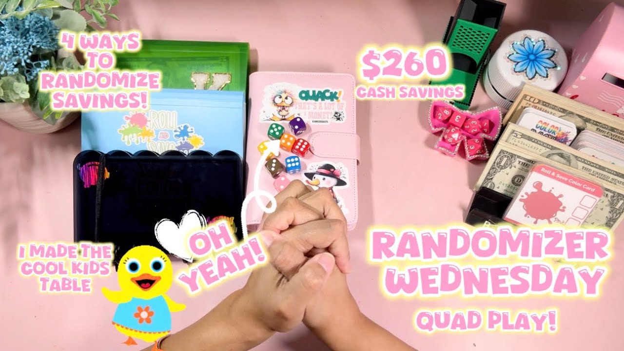 🌺🎲 All New Randomizer Wednesday: Quad Play! 🎲🌺 $260 Cash Savings 🎲🌺  BONUS QUACK (Duck) Play!