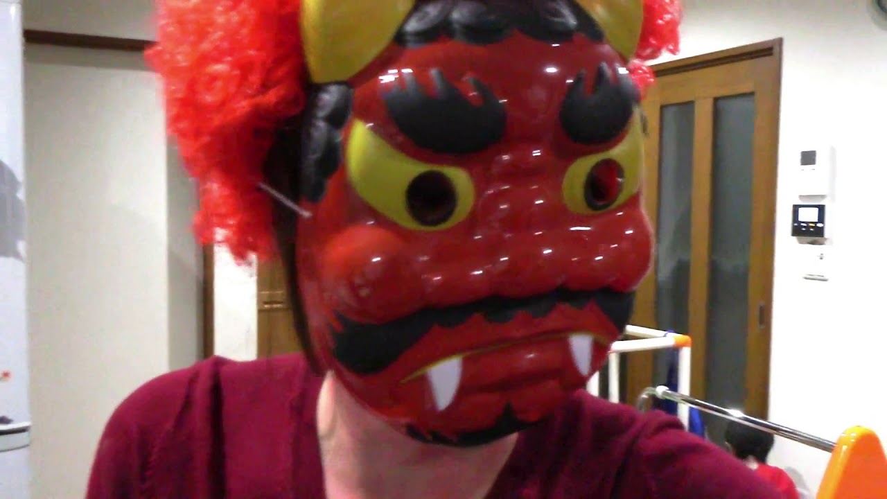 女赤おにがきた！/A woman’s red demon.