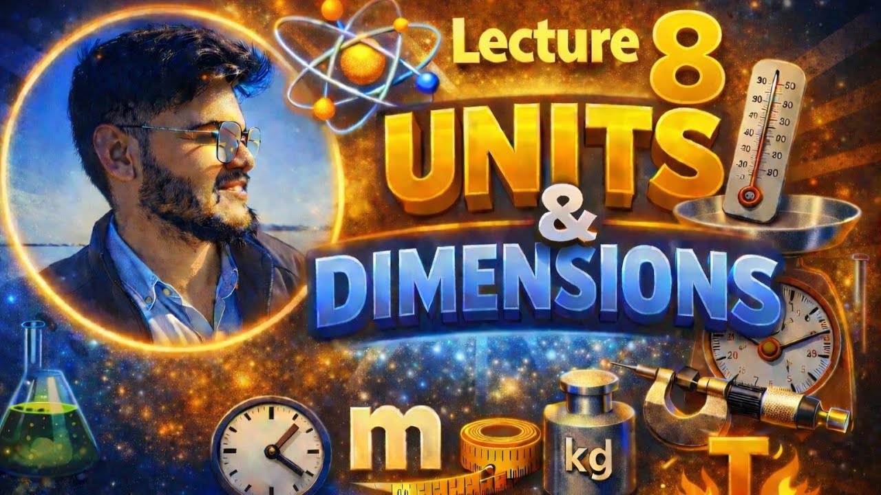 Units and dimensions lecture 8