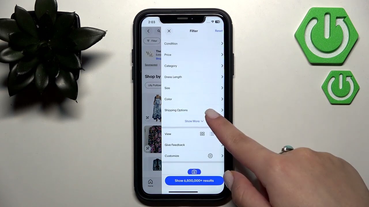 eBay App &ndash; How to Use Search Filters