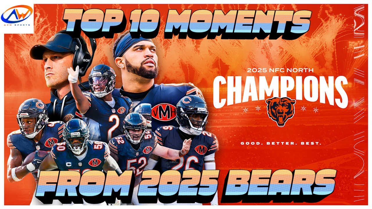 Top 10 Moments From 2025 Chicago Bears!!