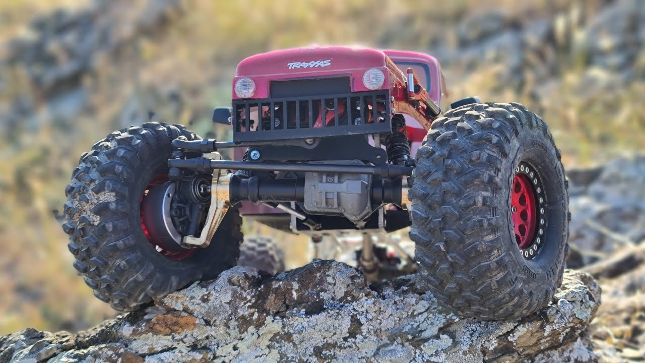 Traxxas TRX4 LCG Custom chassis. Pure crawl!!! #crawler