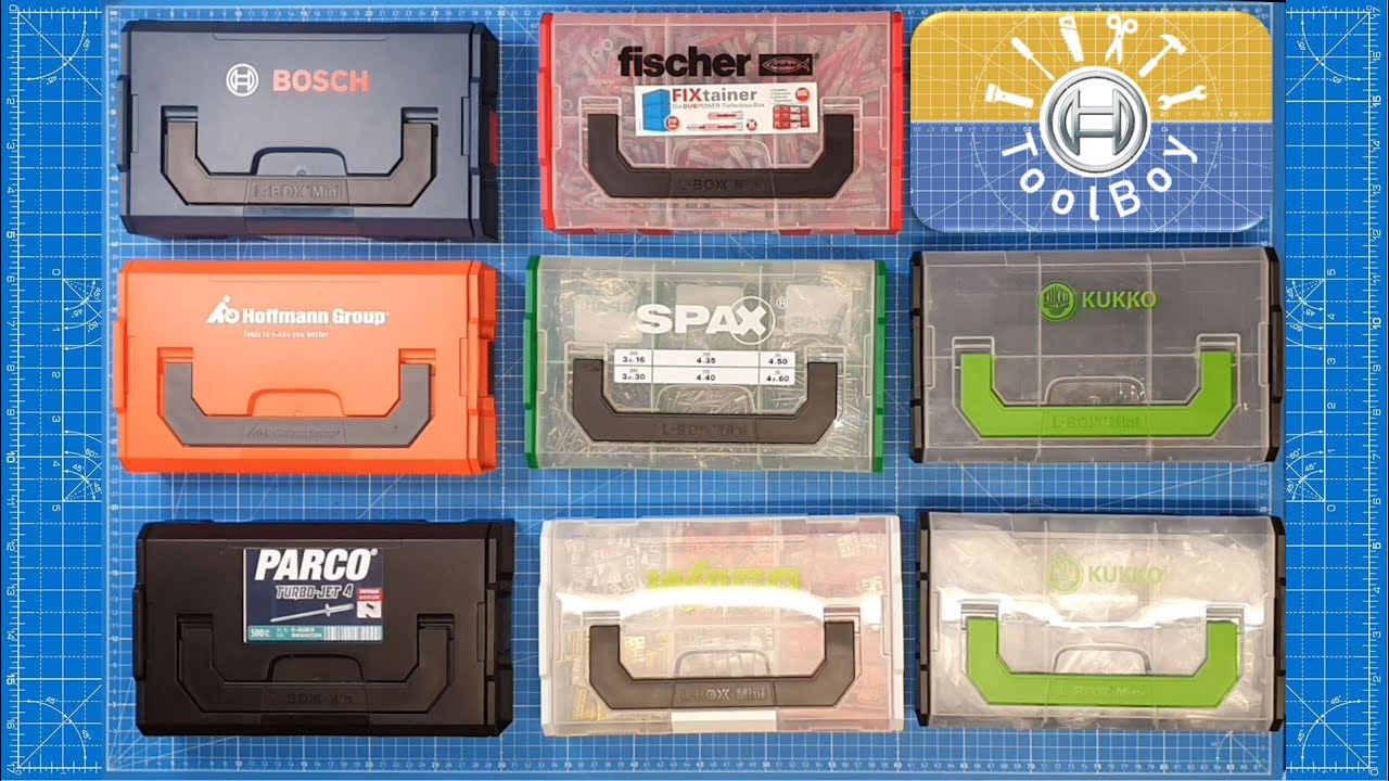 L-Boxx Mini von SPAX, FISCHER, WAGO uvm. mit Verbrauchsmaterial #150