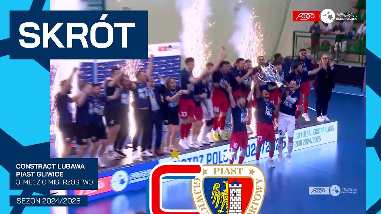 Constract Lubawa - Piast Gliwice |1:2| SKRÓT| 3. mecz o MISTRZOSTWO (2024/25)