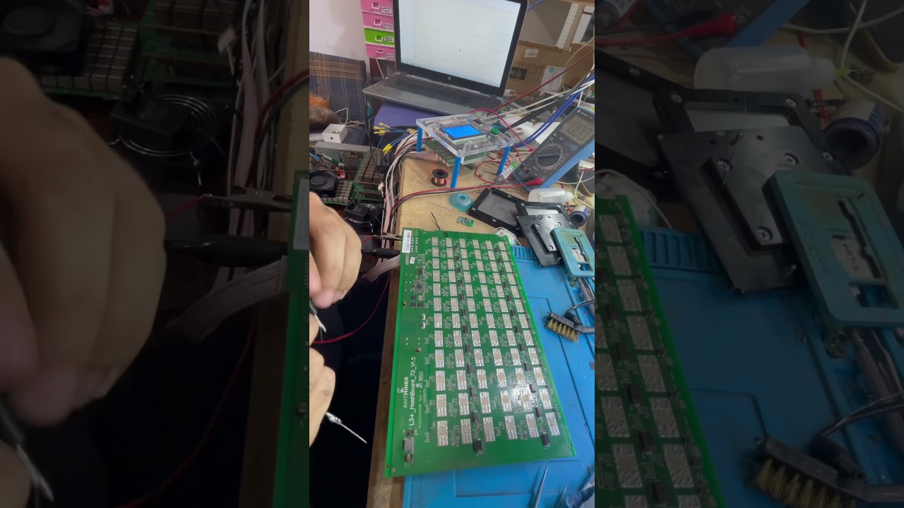 How to repair antminer L3+ hash board not showing