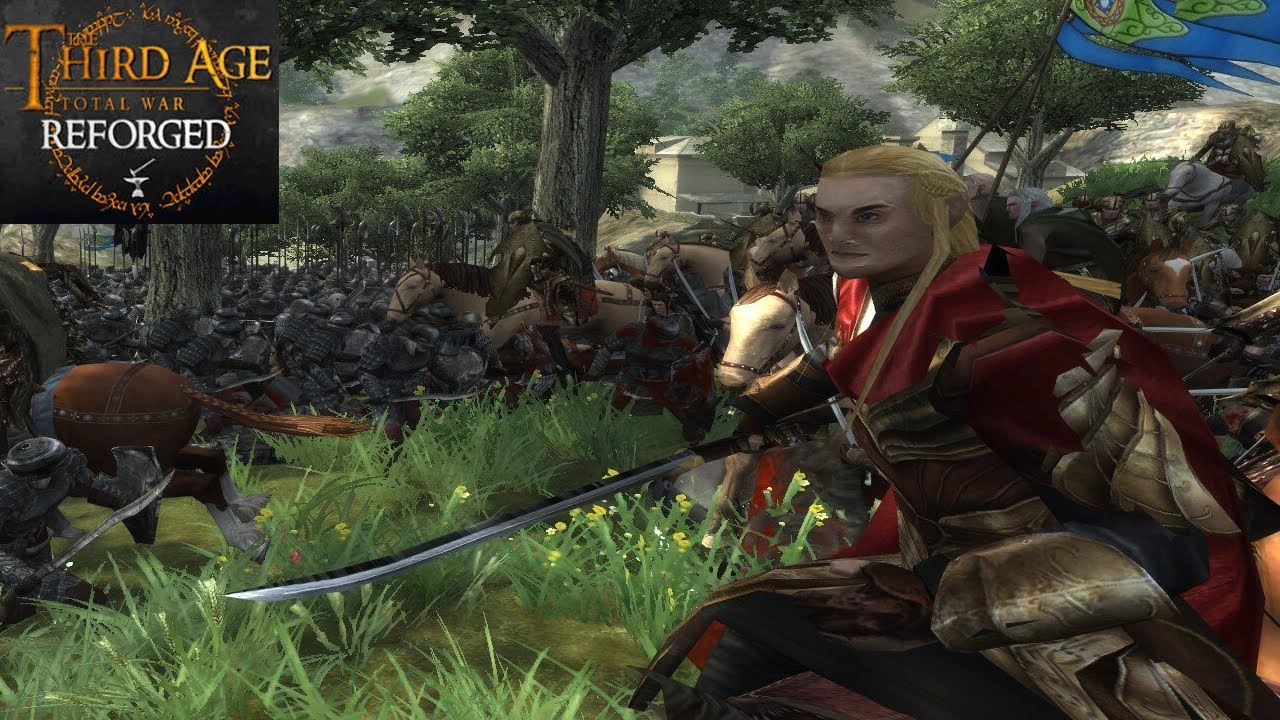 HALDIRS FOLLY, INVASION OF LORIEN (Siege Battle) - Third Age: Total War (Reforged)