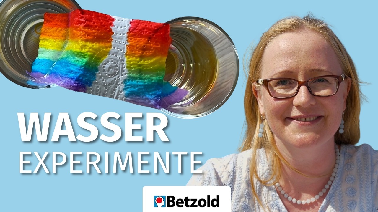 6 einfache Wasser-Experimente für Kinder💧🥼