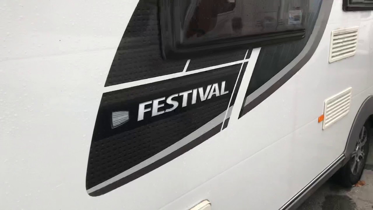 Coachman Amara Festival 570-6 six berth fixed rear bunk beds .