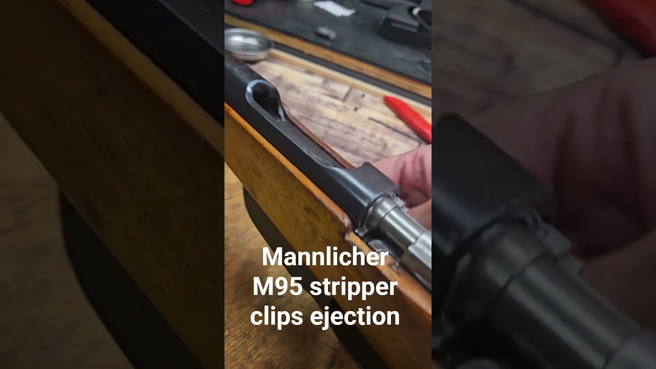 Mannlicher M95 stripper clip ejection