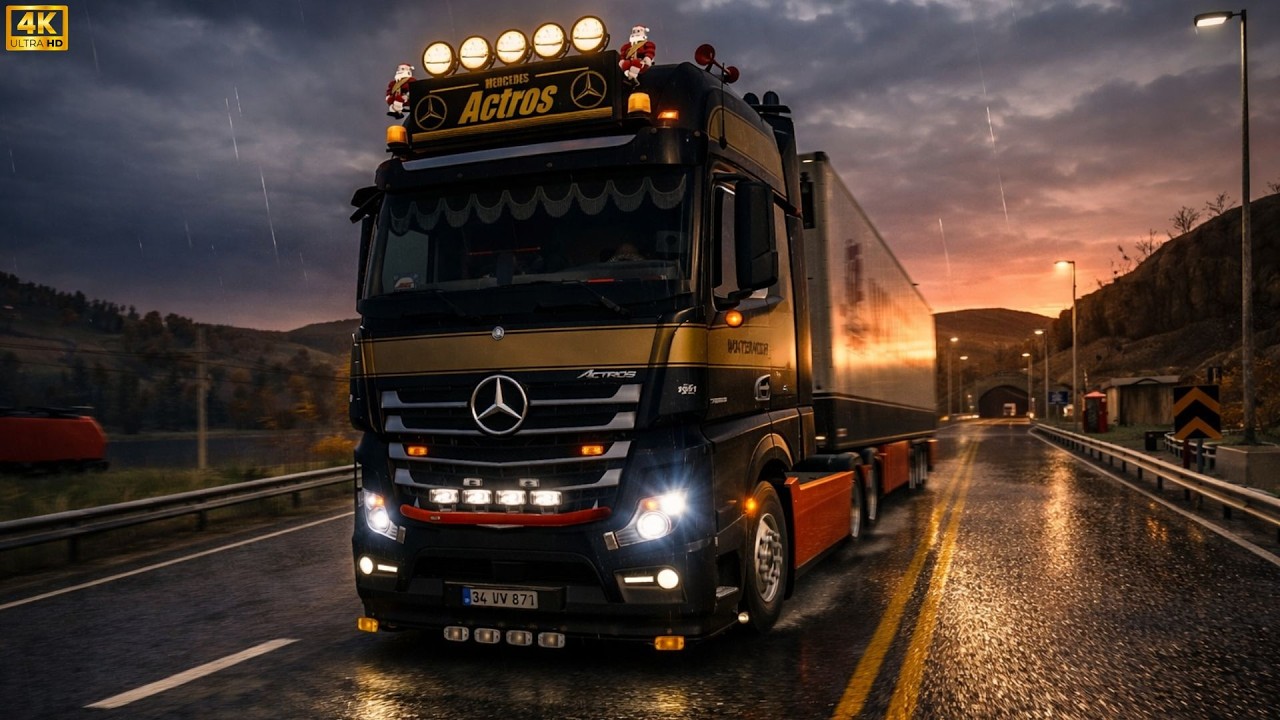 ETS2 1.58 | Realistic Driving | Mercedes MP4 & Wolter Koops Combo | POV 4K ULTRA HD | #ets2