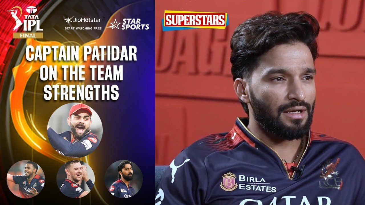 RCB Captain Rajat Patidar on Virat Kohli & the Bowlers ahead of the #IPLFinals vs PBKS | Superstars