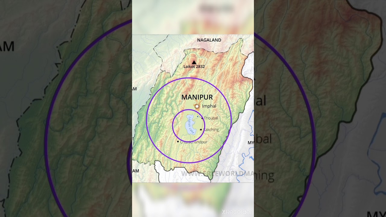 #MapOfManipur