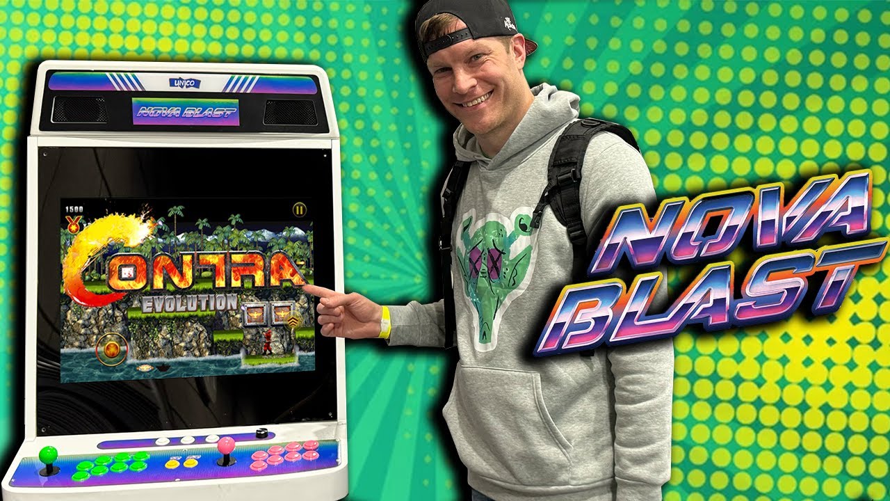 Nova Blast Arcade Candy Cabinet From Unico - First Hands On Impression!