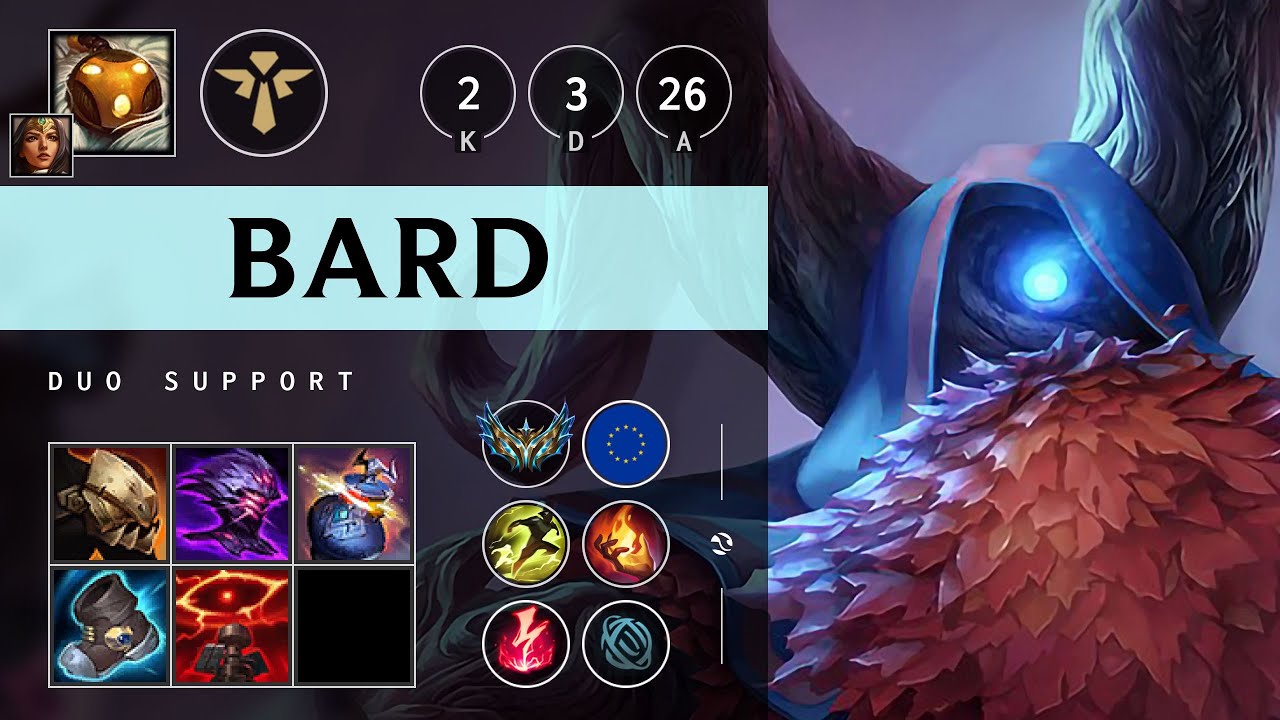 Bard Support vs Poppy - EUW Challenger Patch 25.20