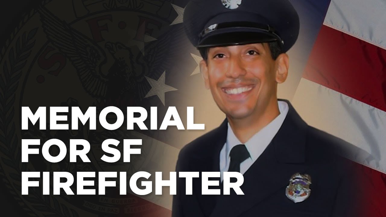 Memorial service for SF firefighter at Oracle Park -- WATCH LIVE