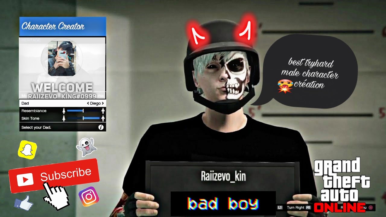 ♡Beautiful Tryhard Male Character Creation- GTA 5 Online♡