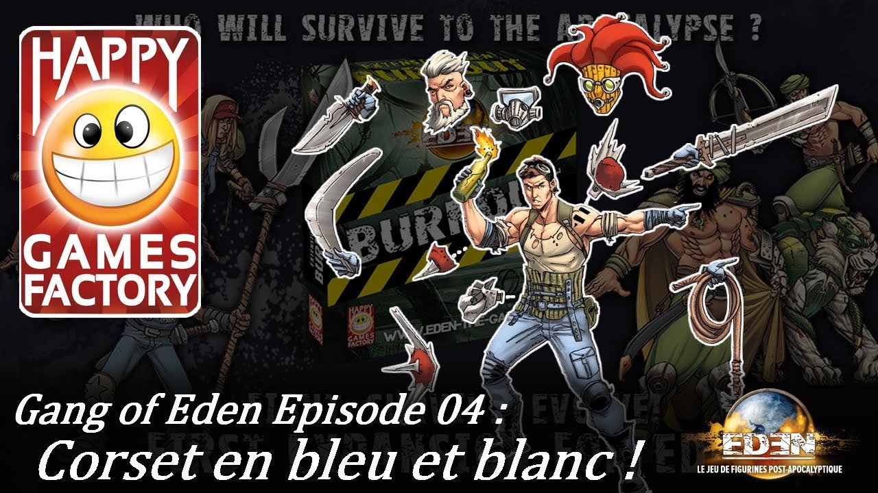 Gang of Eden #04 : Corset en bleu et blanc !