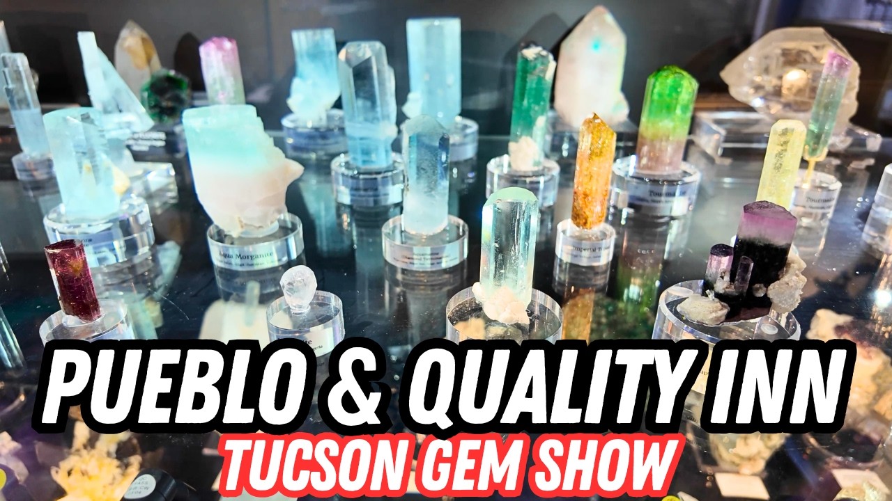 Tucson Gem Show Day 3 | Pueblo & Quality Inn/Motel Show | Crystal Shop with me!