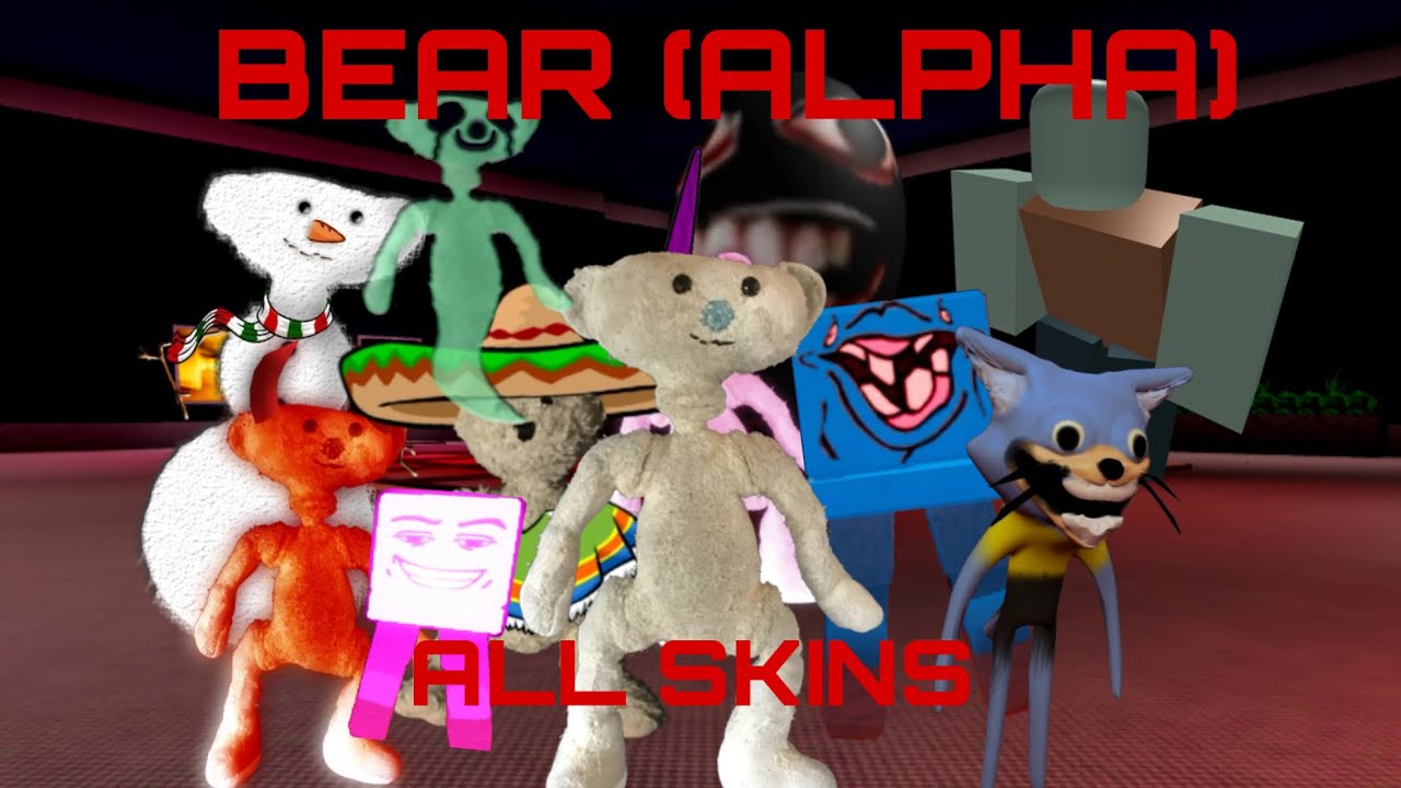 Every Bear Alpha Skin In-Game | Roblox Bear