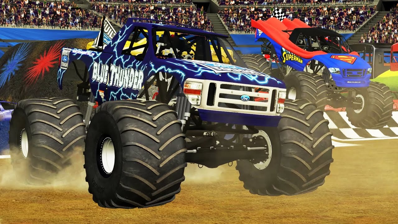 20 Truck World Finals 10 Racing - BeamNG.Drive Monster Jam