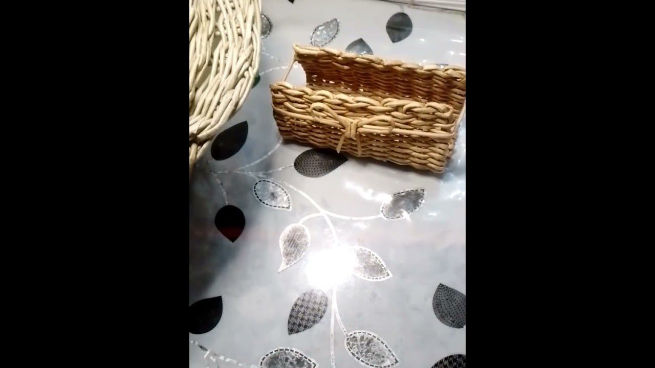 Мои изделия из бумажной лозы 😻😻😻