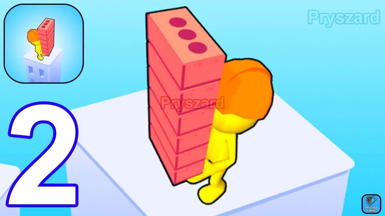 Grow Tower: Block Island - Gameplay Walkthrough Part 2 Tutorial Stickman Tower Craft (Android, IOS)