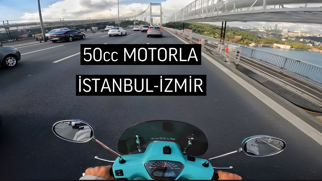 50cc Motorla İSTANBUL-İZMİR Part 1 / Tekirdağ