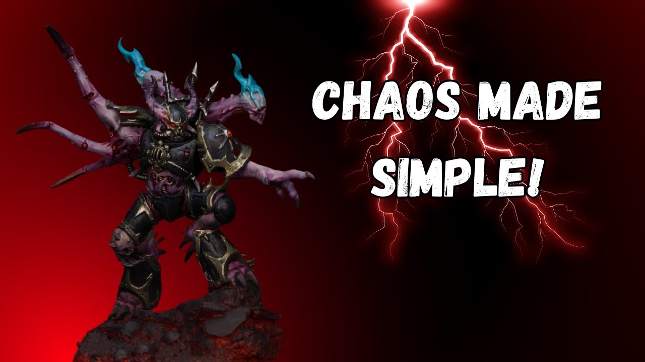 Painting Chaos Space Marines, Black Legion Possessed