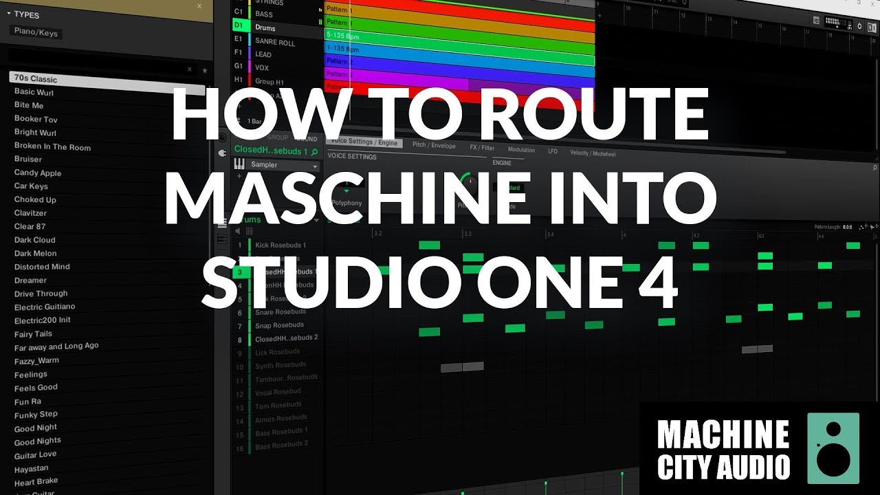 How To Route Maschine Into Studio One